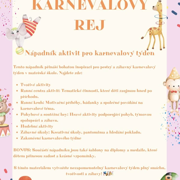 Karneval - nápadník 