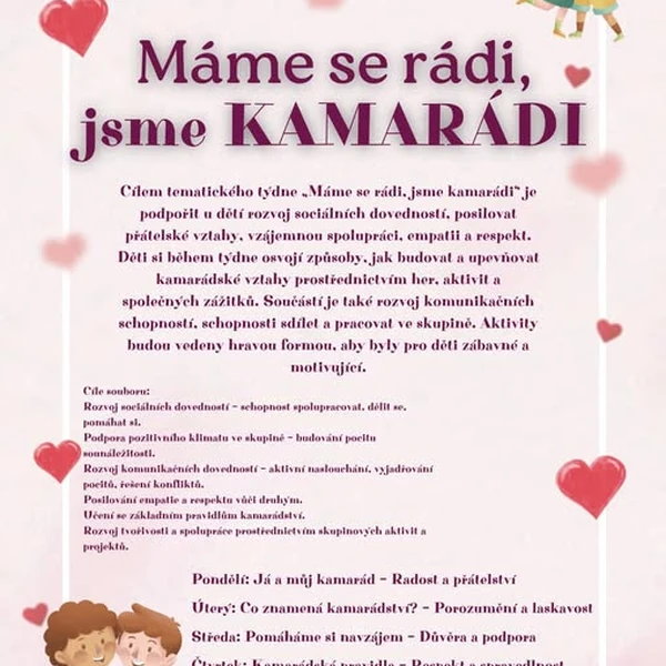 Přátelství, emoce (kamarádi)