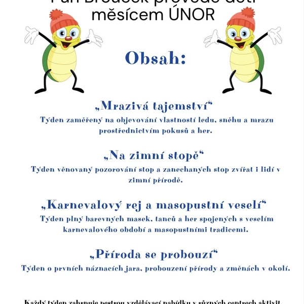 Únor- přípravy