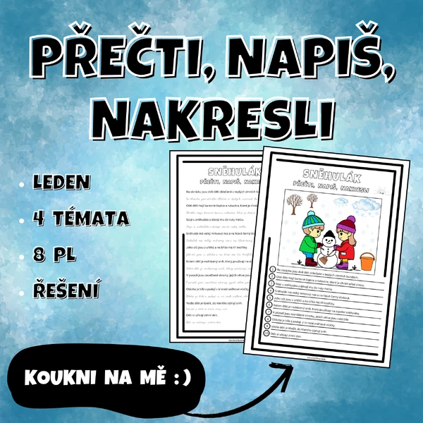 PŘEČTI, NAPIŠ, NAKRESLI - leden