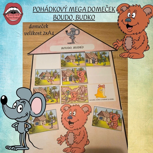 POHÁDKOVÝ MEGA DOMEČEK: BOUDO, BUDKO