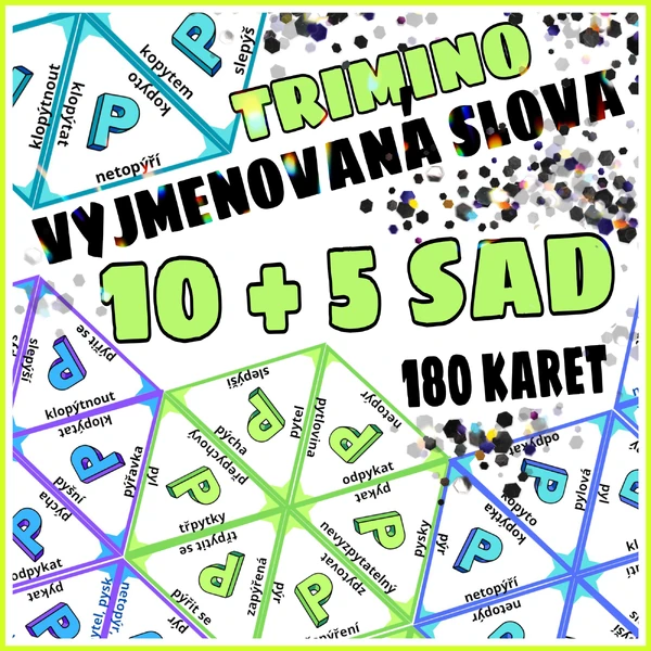 Trimino - vyjmenovaná slova po P