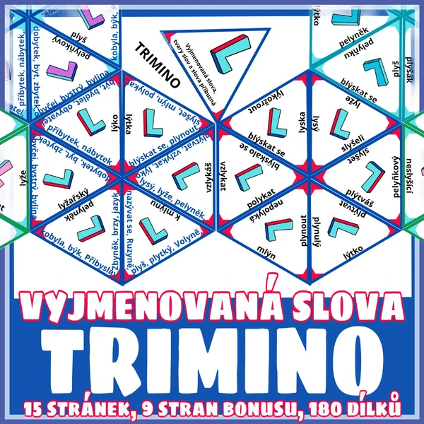 Trimino - vyjmenovaná slova po L