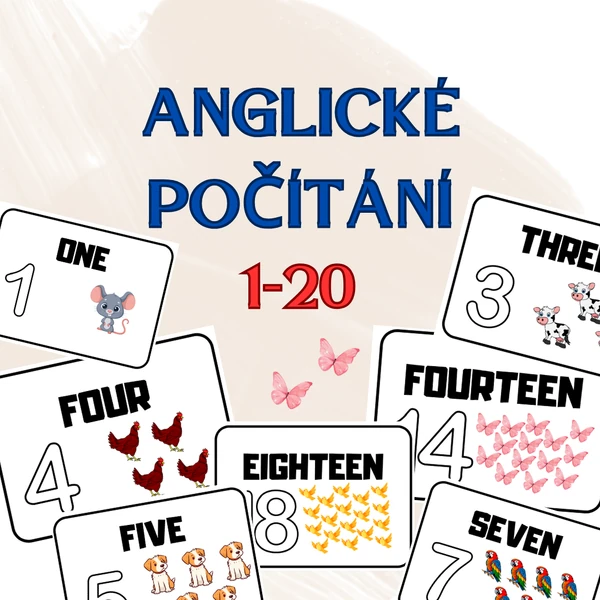 Anglické počítání do 20