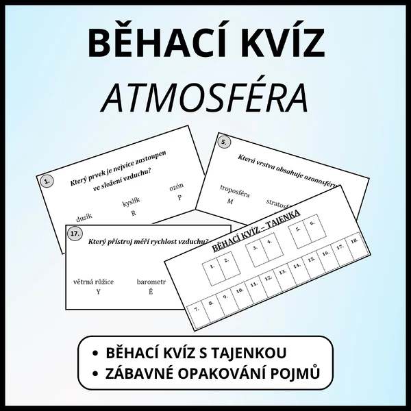 Běhací kvíz - atmosféra