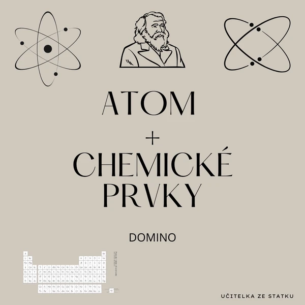Atom + prvky - DOMINO