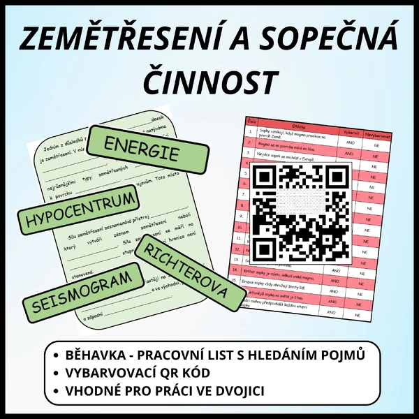 Zemětřesení a sopečná činnost