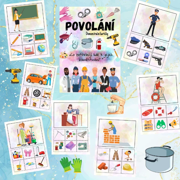 👩‍🌾🧑‍🍳👩‍🚒POVOLÁNÍ- CO POTŘEBUJí LIDÉ K JEJICH ZAMĚSTNÁNÍ? 👩‍🏫👮👩‍🌾👩‍🚒