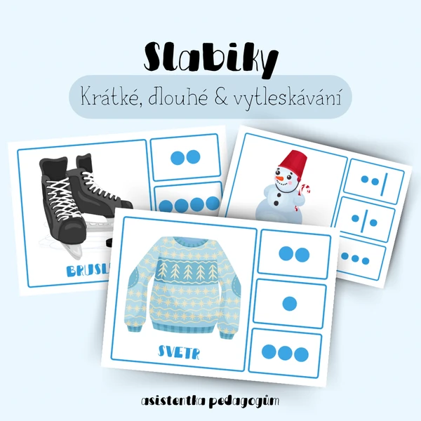 Krátké a dlouhé slabiky, vytleskávání 