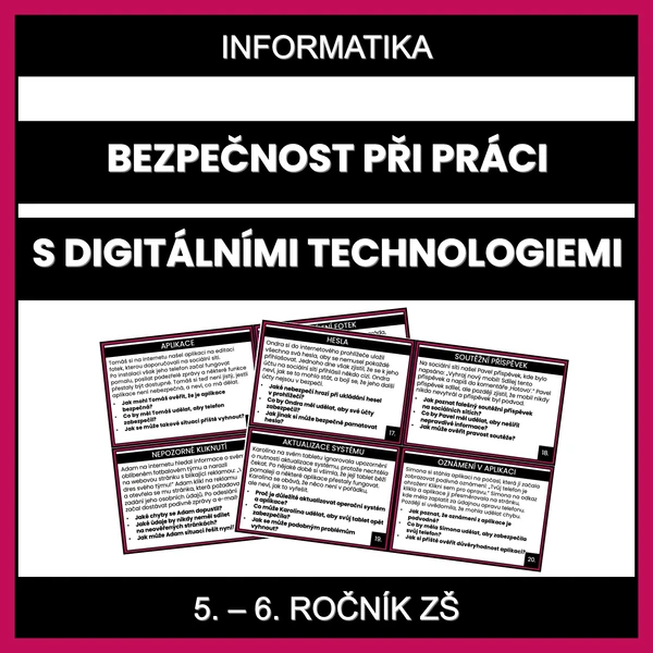 Bezpečnost při práci s digitálním zařízením