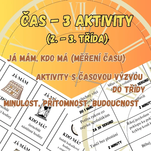 Čas - 3 aktivity