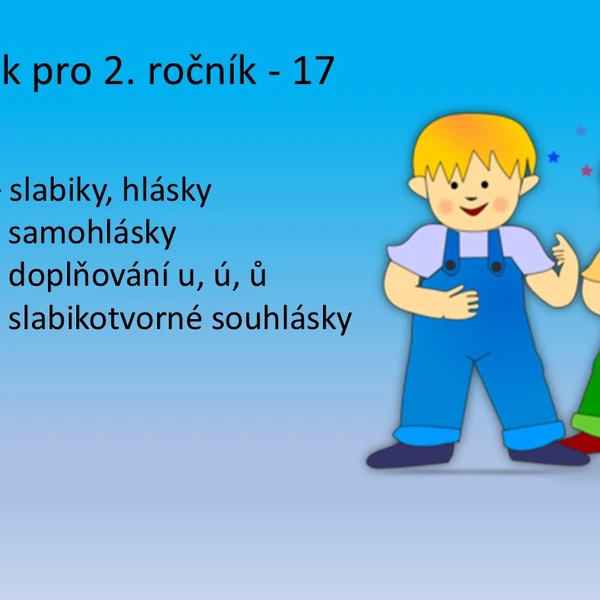 Český jazyk pro 2. ročník - 17
