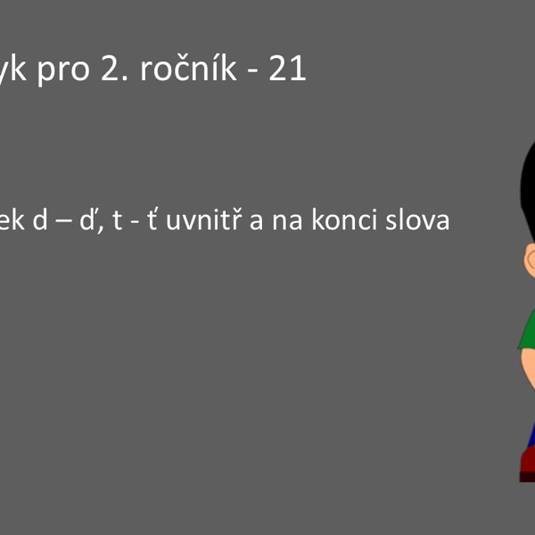Český jazyk pro 2. ročník - 21