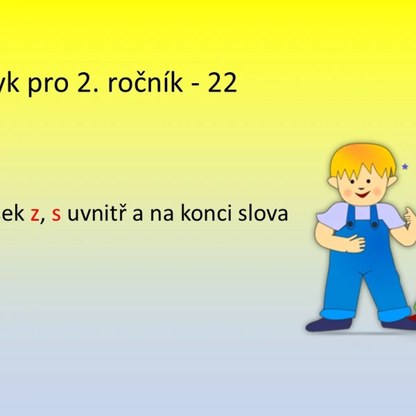 Český jazyk pro 2. ročník - 22