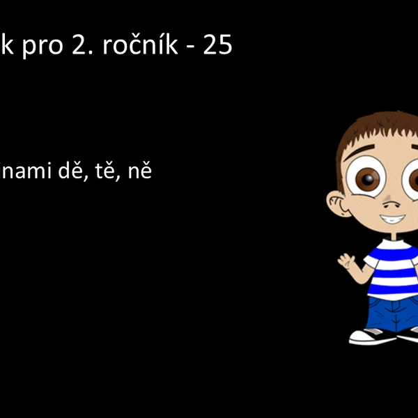 Český jazyk pro 2. ročník - 25