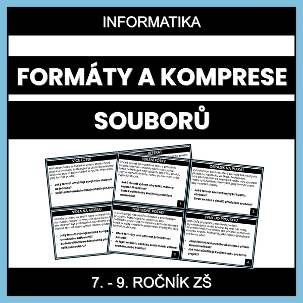Formáty a komprese souborů - situace