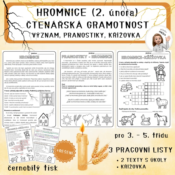 HROMNICE - ČTENÍ S POROZUMĚNÍM (3. - 5. třída)