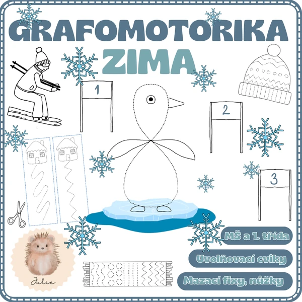 Zimní grafomotorika