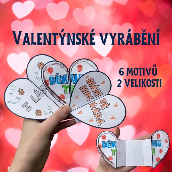 Valentýnské vyrábění - valentýnky