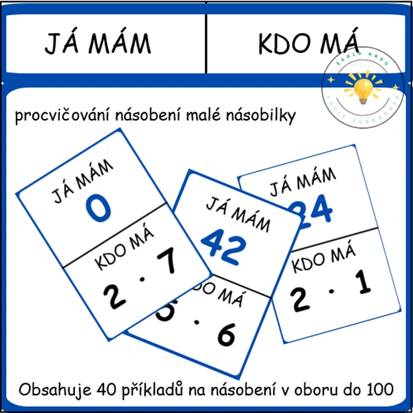 Já mám, kdo má? - násobení