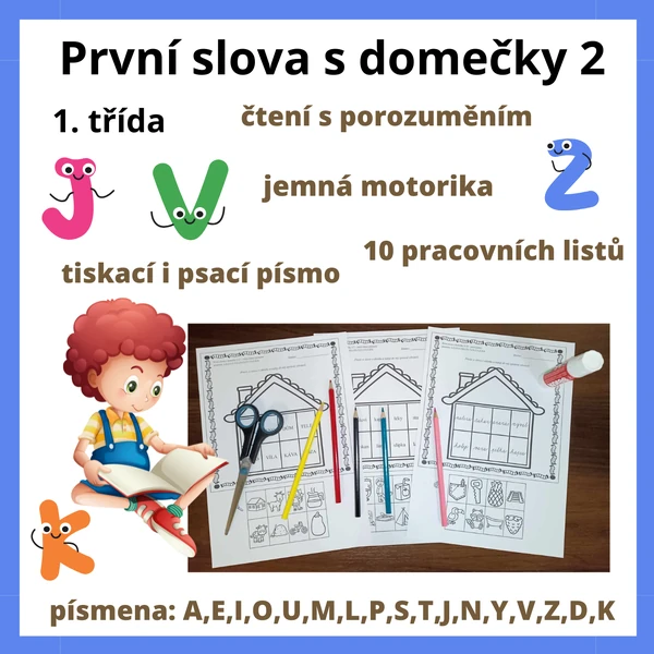 První slova s domečky 2