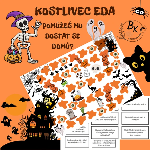 KOSTLIVEC EDA - desková hra
