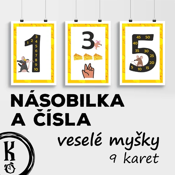 Násobilka a čísla veselé myšky