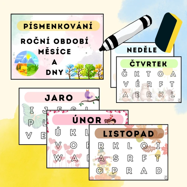 Písmenkování pro předškoláky 