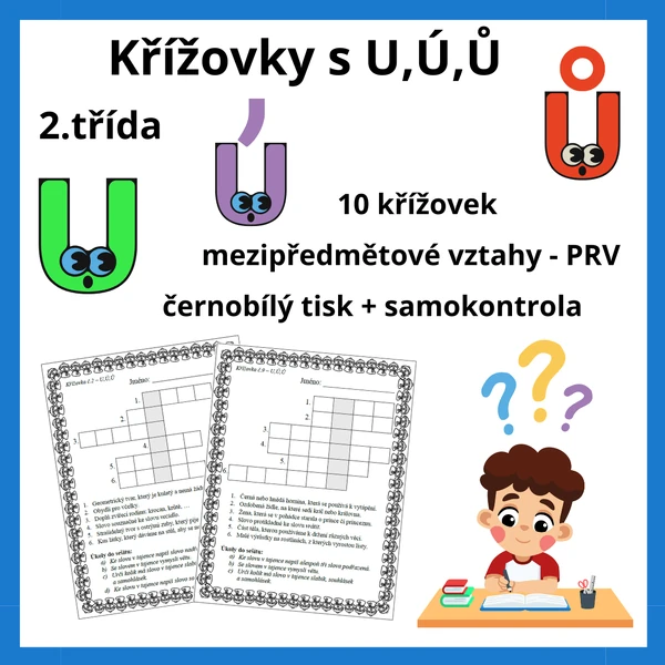 Křížovky s U,Ú,Ů