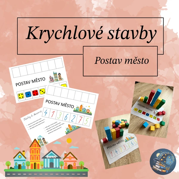 Krychlové stavby - postav město 