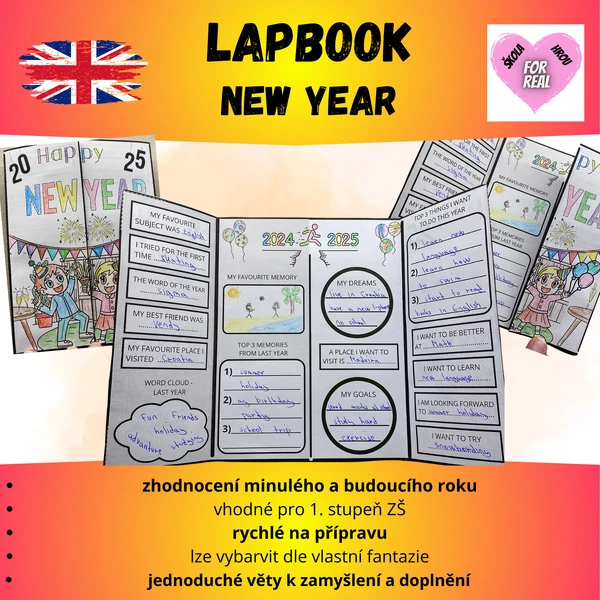 Lapbook - New year - aktualizovaná verze 2025/26