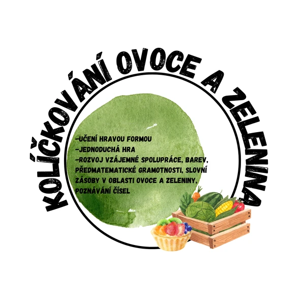 Ovoce a zelenina (kolíčkování počty)