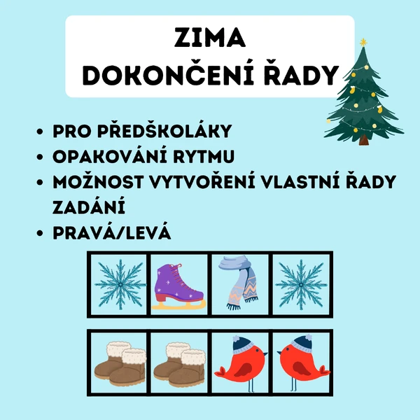 Dokončení řady - zima