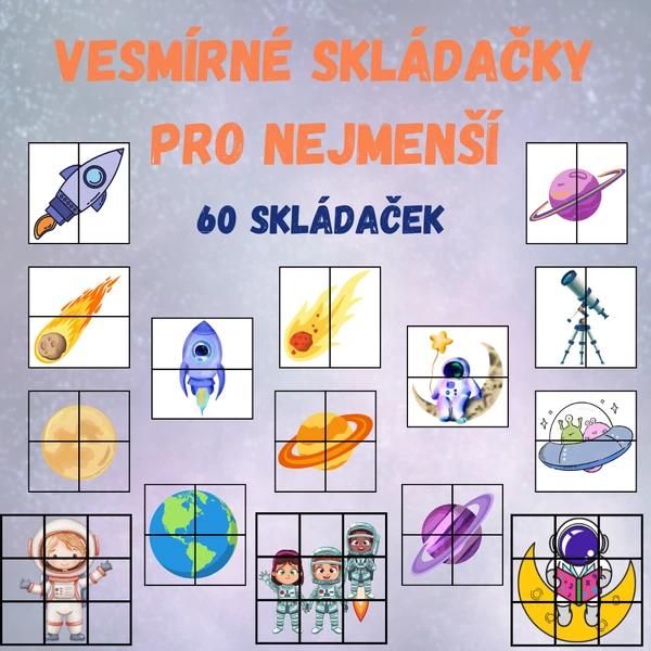 Vesmírné skládačky, PUZZLE pro nejmenší - Vesmír