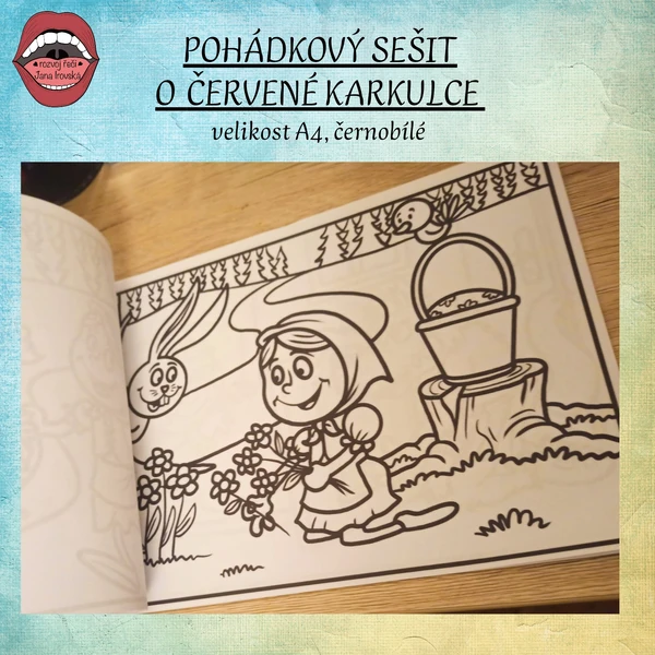 POHÁDKOVÝ SEŠIT: O ČERVENÉ KARKULCE