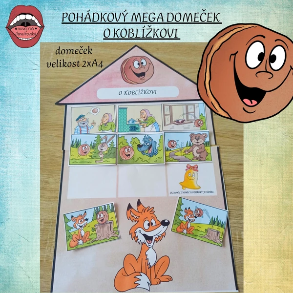 POHÁDKOVÝ MEGA DOMEČEK-O KOBLÍŽKOVI 