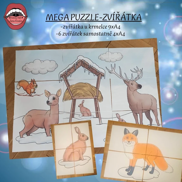 MEGA PUZZLE ZVÍŘÁTKA