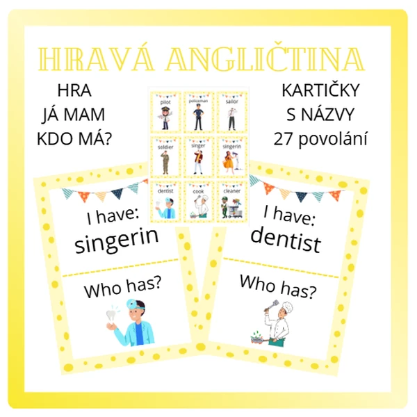 Hravá angličtina: povolání
