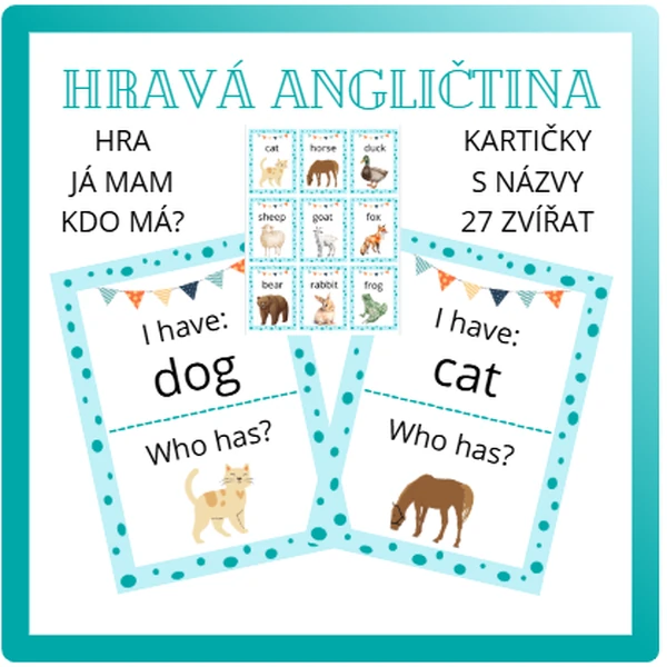 Hravá angličtina: zvířata