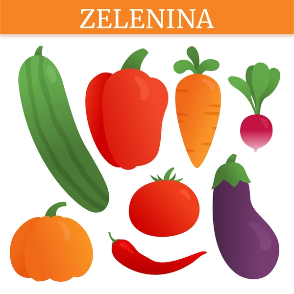 Zelenina - Cliparty