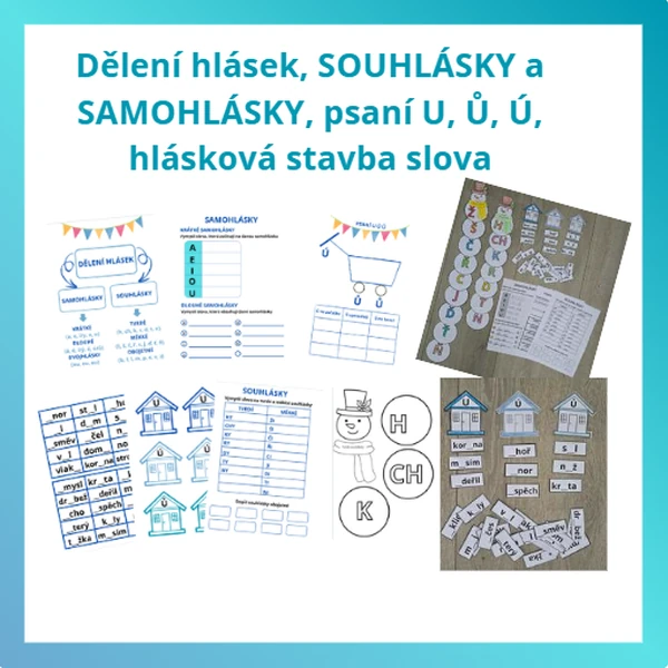 Dělení hlásek (souhlásky a samohlásky) shrnutí učiva 2. roč.