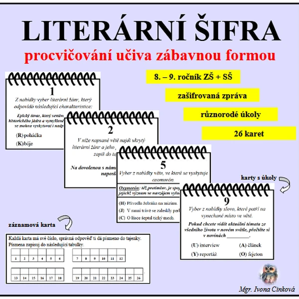 Literární šifra