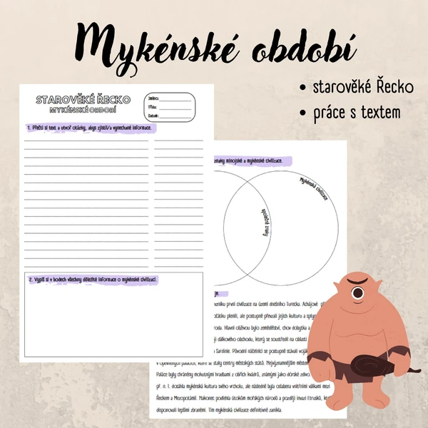 Starověké Řecko - mykénské období