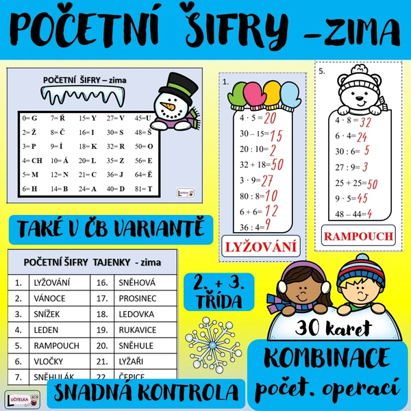 Početní šifry - do 100