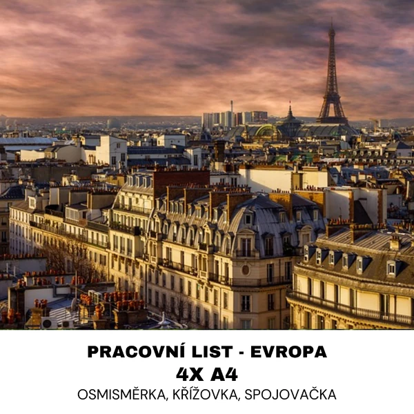 PRACOVNÍ LIST - EVROPA