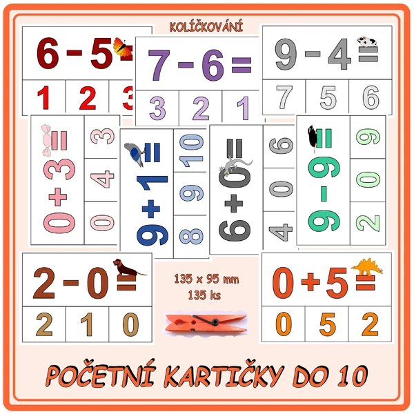 Početní kartičky do 10