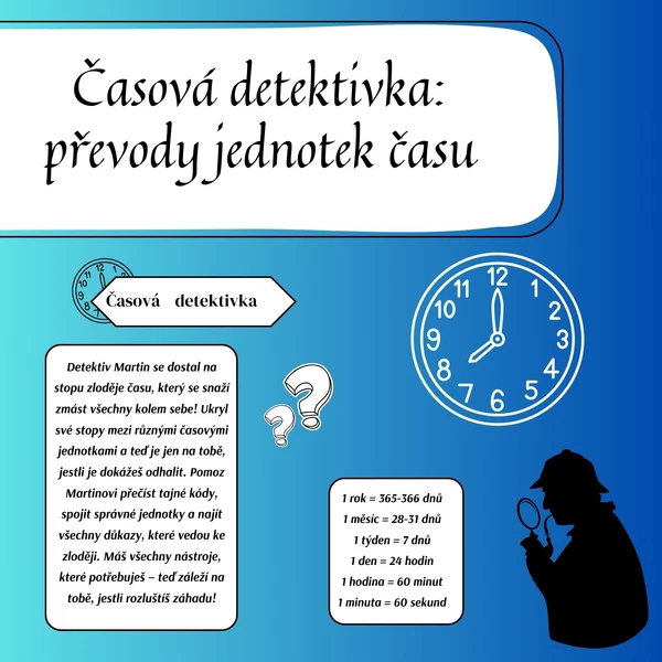Časová detektivka: převody jednotek času