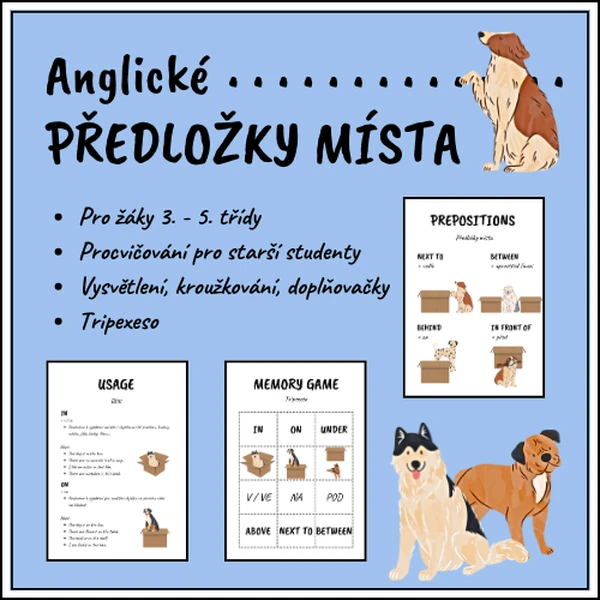 Anglické předložky místa