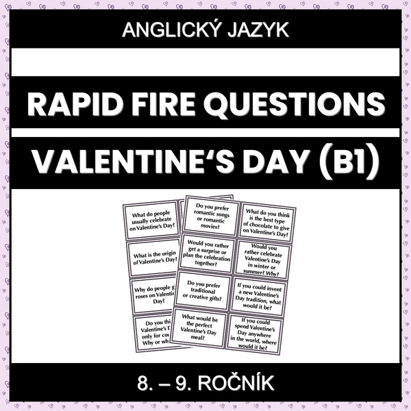 Rapid Fire Questions - Valentine's Day (B1)