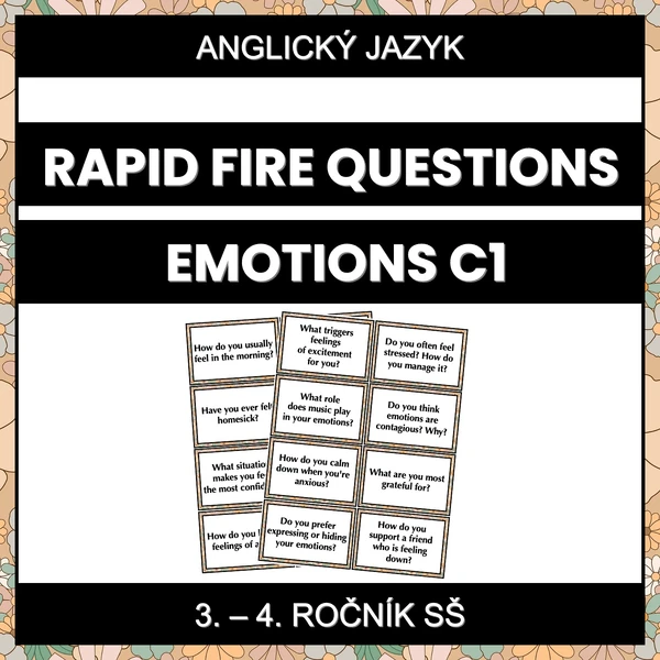 Rapid Fire Questions - Emotions (C1)
